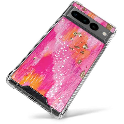 Etta Vee Gold Dust Google Pixel 7 Pro Clear Case